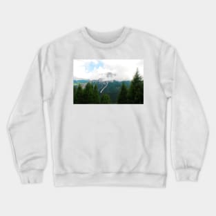 Low Cloud Over Carnic Alps Near Sauris Crewneck Sweatshirt